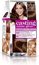 3x L'Oréal Casting Creme Gloss Haarverf 535 Licht Goud Mahonie Bruin