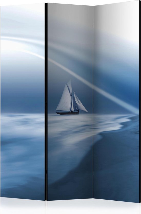 Kamerscherm - Scheidingswand - Vouwscherm - Lonely sail drifting [Room Dividers] 135x172 - Artgeist Vouwscherm