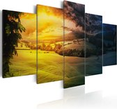 Schilderijen Op Canvas - Schilderij - Tussen dag en nacht 100x50 - Artgeist Schilderij