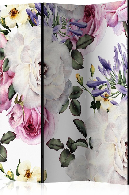 Kamerscherm - Scheidingswand - Vouwscherm - Floral Glade [Room Dividers] 135x172 - Artgeist Vouwscherm