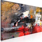 Schilderijen Op Canvas - Schilderij - Fiery Rush (1 Part) Narrow 135x45 - Artgeist Schilderij