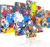 Schilderijen Op Canvas - Schilderij - Colourful Imagination 200x100 - Artgeist Schilderij
