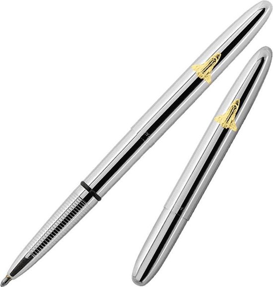 Stylo original Fisher Bullet Space, chrome, navette (# 600SH)