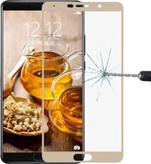 Voor Huawei Mate 10 9H oppervlaktehardheid 2.5D gebogen rand HD explosieveilige gehard glas screen protector (goud)