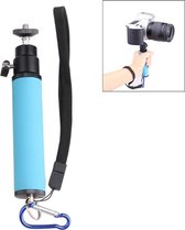 LED-flitslichthouder Sponge Steadicam Handheld-monopod met Gimbal voor SLR-camera (blauw)
