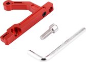 Metalen ijzer cnc mobiele apparaathouder voor DJI Phantom 3 of Inspire 1 zender (rood)