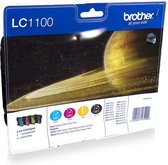 Brother LC-1100HYVALBP - Inktcartridge - Cyaan / Geel / Magenta / Zwart