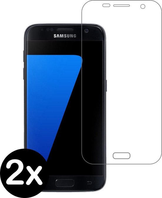 Samsung Galaxy S7 Screenprotector Glas Tempered Glass - 2 PACK | bol.com