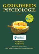 Gezondheidspsychologie, 4e editie Val Morrison & Paul Bennett. Toetshoofdstukken Saxion 2024 (lees beschrijving voor de onderdelen die geen toetsstof zijn). 