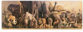 Poster Deluxe Wilde Dieren Panorama 163 X 58,5 Cm Papier