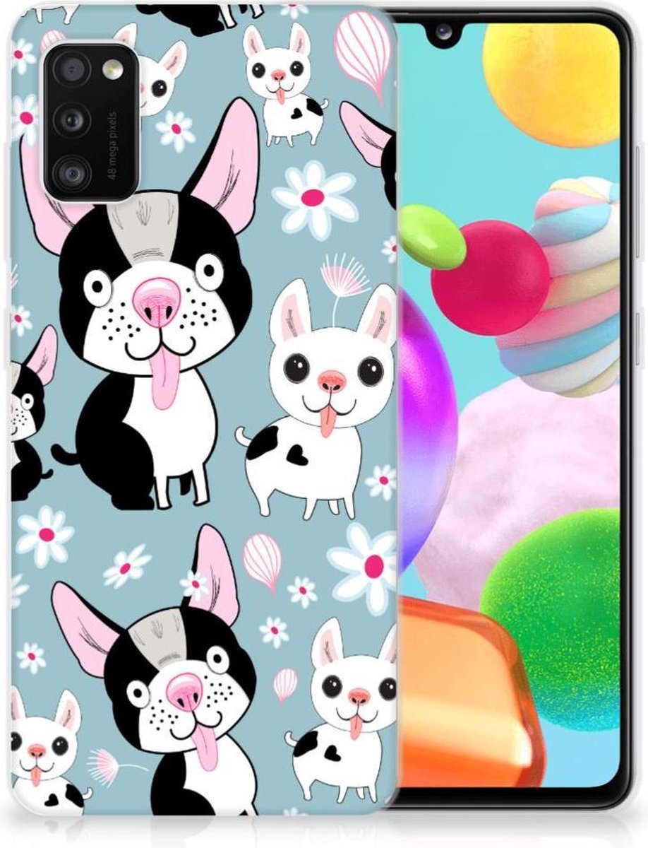 Samsung Galaxy A41 TPU Hoesje Hondjes