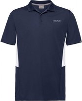 Head Club Tech Polo Tennis Shirt Tenniskleding Heren Blauw - Maat M