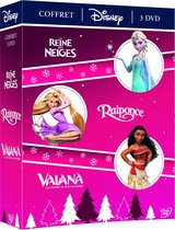 Disney Vaana La Reine des Neiges Raiponce Coffret 3 DVD
