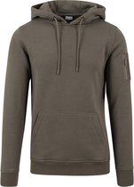 Urban Classics Sweater/trui -XL- Sweat Bomber Groen