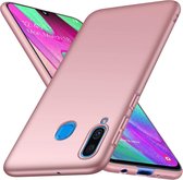 Ultra slim case Samsung Galaxy A40 - roze + glazen screen protector