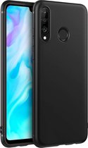 Hoesje Geschikt voor: Huawei P30 Lite 2019 / 2020 - Silicone - Zwart
