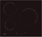 Vitro-keramische Kookplaat Candy CH63CC 60 cm (3 Zonas de Cocción) Zwart