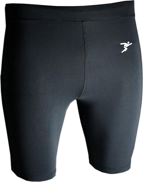 Foto: Precision training korte thermobroek junior polyester zwart mt s