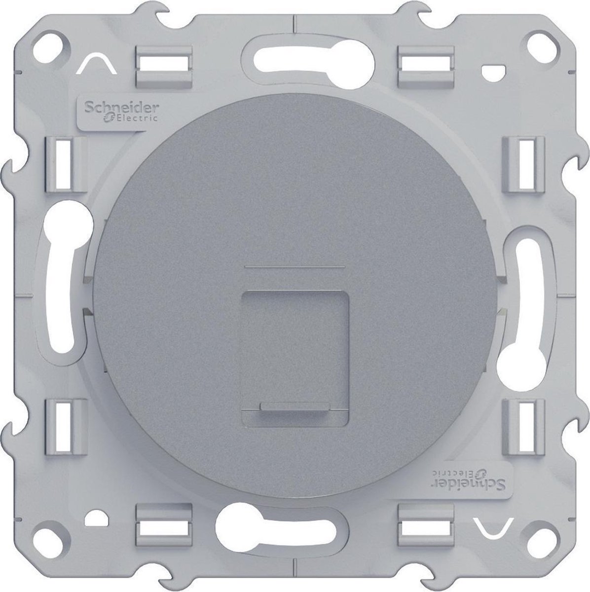 RJ45-aansluiting CAT5 UTP - Aluminium - Odace - Schneider Electric - S530471
