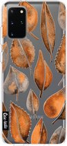 Casetastic Samsung Galaxy S20 Plus 4G/5G Hoesje - Softcover Hoesje met Design - Cascading Leaves Print