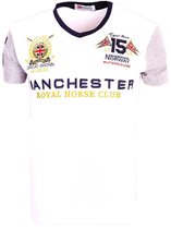 Geographical Norway Shirt V-hals Wit Manchester Jingston - XXL