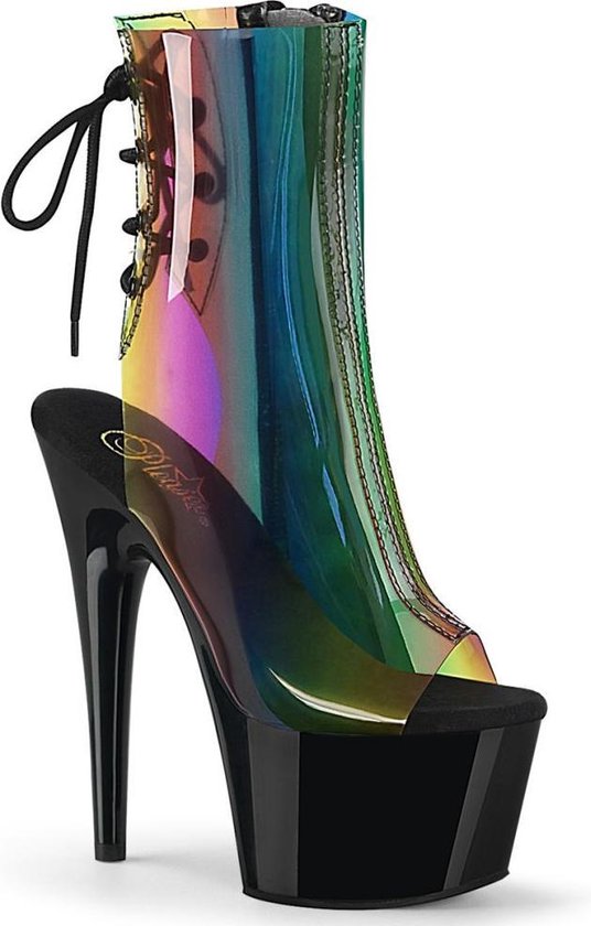 Botines Pleaser Adore-1018C-2 Para Mujer - Rosa Con Lentejuelas