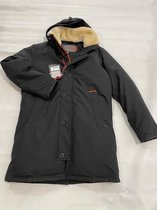 Outdoor Survival Canada Nevluk jacket urban shearling os0111 orca black S
