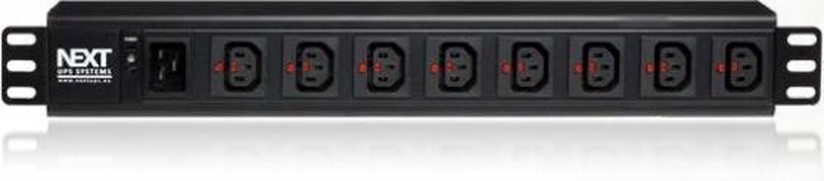NEXT UPS Systems 88016 energiedistributie 1.5U Zwart 8 AC-uitgang(en) - NEXT UPS Systems