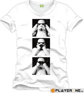 Merchandising STAR WARS - T-Shirt Three Trooper - White (XXL)