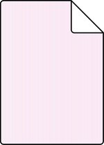 Proefstaal ESTAhome behang fijne strepen licht roze - 115708 - 26,5 x 21 cm