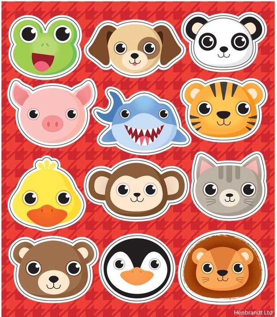 Stickers voor kinderen - stickervellen - – – Dieren Knutselen 36... | bol.com