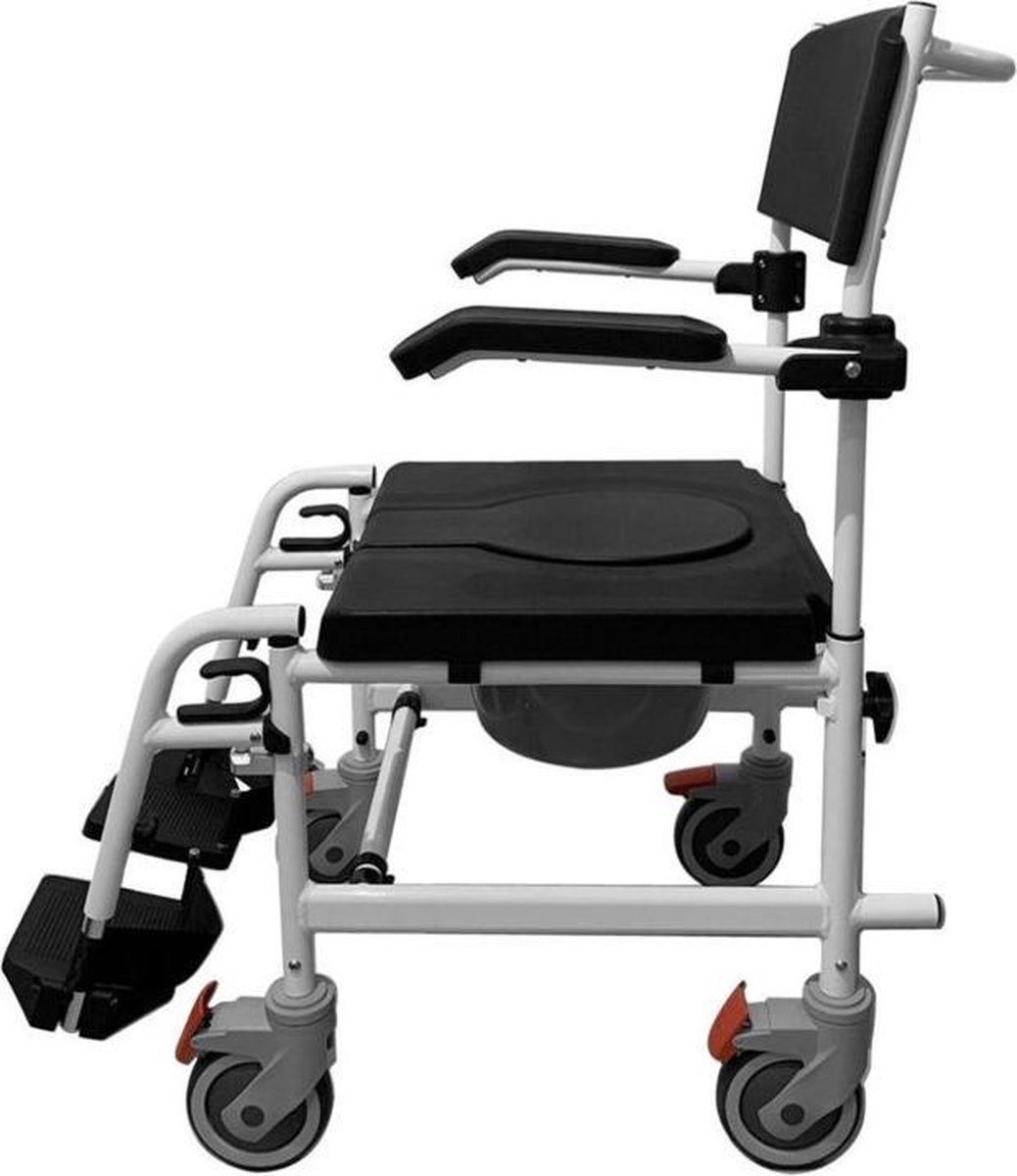 MultiMotion Douchestoel / Toiletstoel op Wielen Geremd