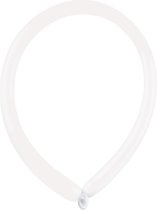 Amscan Modeleerballonnen Crystal 114 Cm Latex Wit 100 Stuks