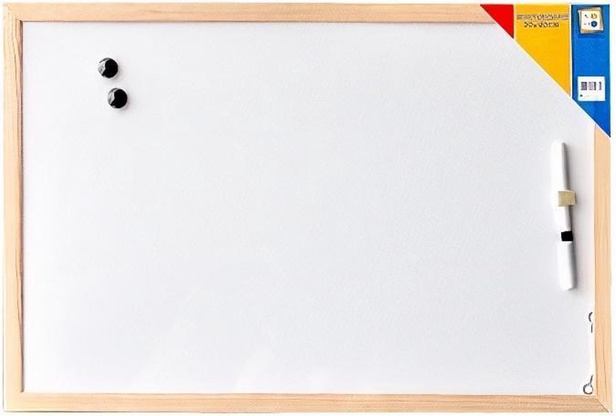 Soho Whiteboard 30 X 40 Cm Hout Wit 5-delig