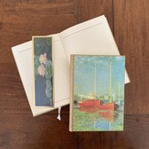 Hardcover Notitieboek 'Rode Boten bij Argenteuil' Claude Monet