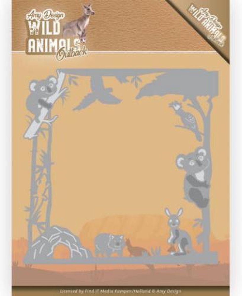 Koala Frame Wild Animals Outback Cutting Die by Amy Design