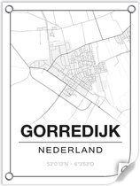Tuinposter GORREDIJK (Nederland) - 60x80cm