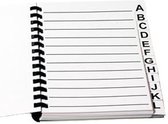Grootletter Adressen / Telefoonboek A5