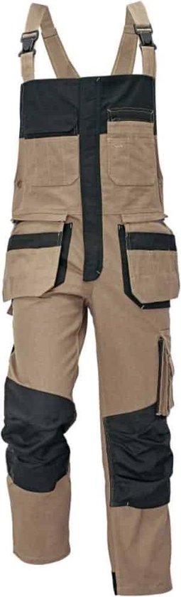 Salopette à bretelles Assent Renmark kaki taille 48