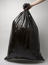 Afvalzakken, 45 x 50 cm, 16 liter, zwart, 25 afvalzakken per rol (doos 40 x 25 stuks)