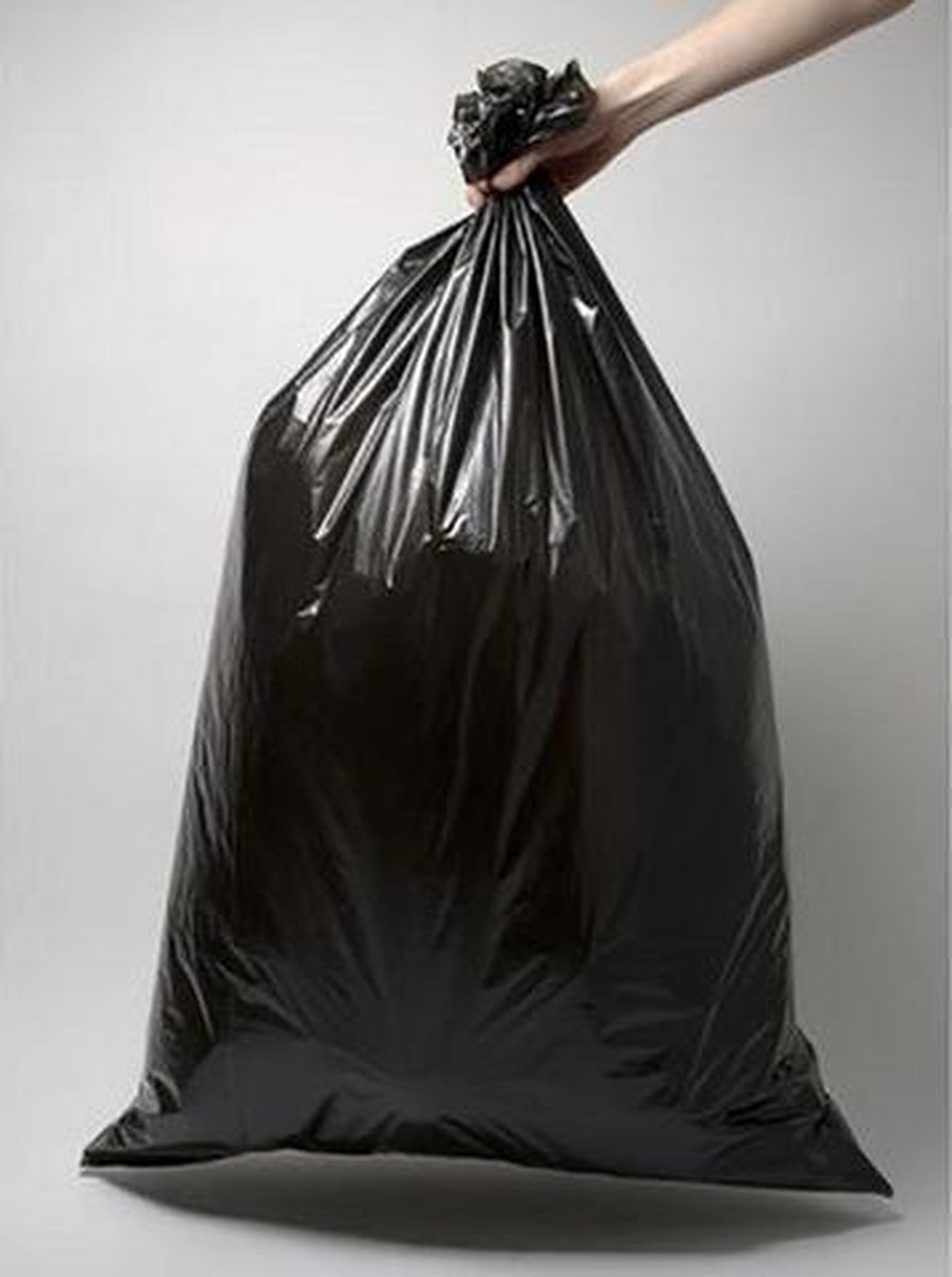 Afvalzakken, 45 x 50 cm, 16 liter, zwart, 25 afvalzakken per rol (doos 40 x  25 stuks) | bol.com