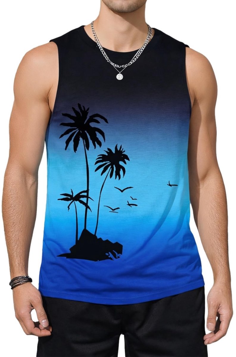 Dailygoods- Tanktop Heren Ademend - Mouwloos Shirt - Sportshirt - Zomer Tanktop - Losse Snit - Comfortabel Design