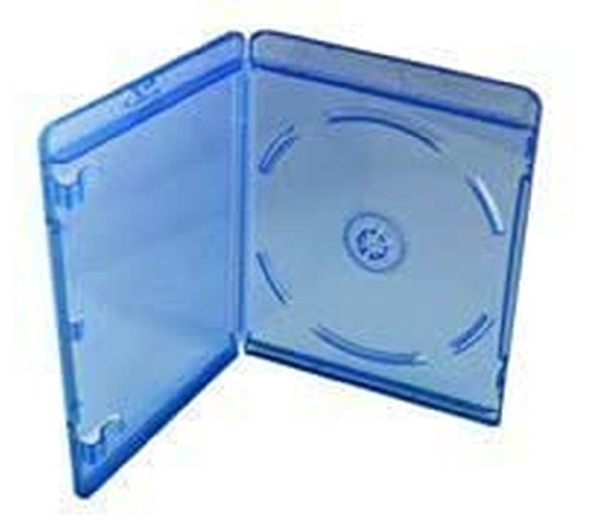 Dailygoods- Blu-ray-behuizing Slank 11 mm - Enkele Koffer - Hoge Kwaliteit - Bluray Case - Met Logo - Bluraycase
