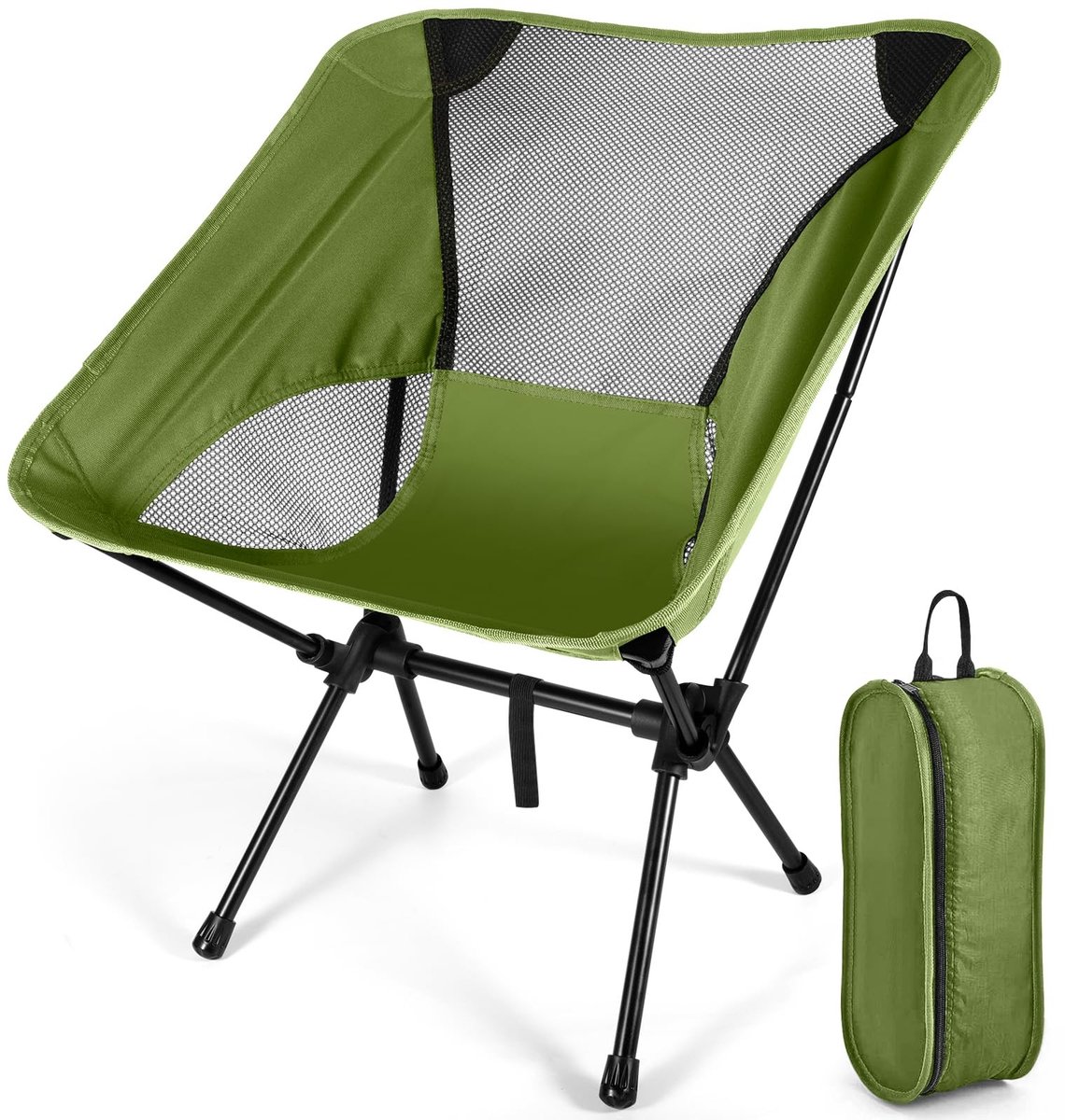 Dailygoods- Campingstoel Ultralicht - Opvouwbaar - Draagbaar - Klapstoel - Geschikt voor Buitenactiviteiten - Maximale Draagkracht 120 kg