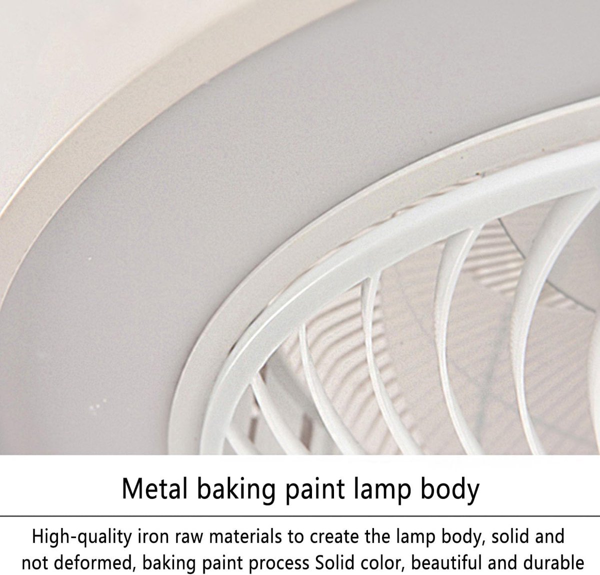 Plafondventilator met Verlichting - Plafonniere - Plafondarmatuur - licht gemak – foto 7