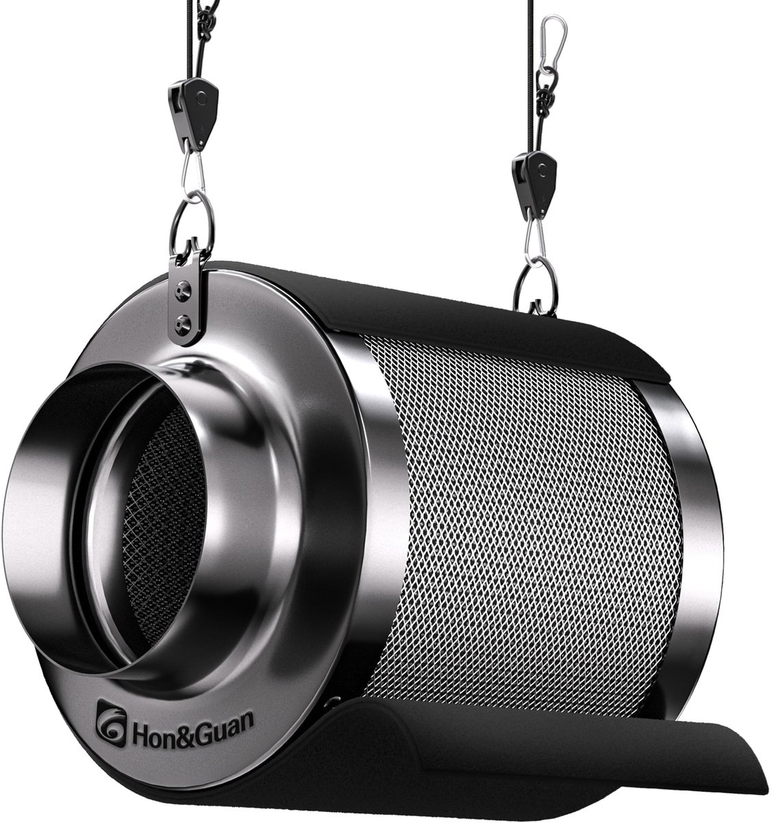 Dailygoods - Hon&Guan Grow Actieve koolstoffilter, 150 mm x 200 mm, koolstoffilter met 38 mm dik RC48, licht carbon voor geurcontrole, geurverwijdering, luchtreiniger voor buisventilator, kweektenten, kweekbox