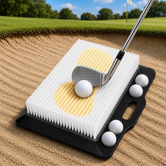 Golf Oefenmat - Trainingshulpmiddel - Golfspel Verbeteren - Multifunctioneel Ontwerp - 40 cm - Groen van GOLF — afbeelding 2