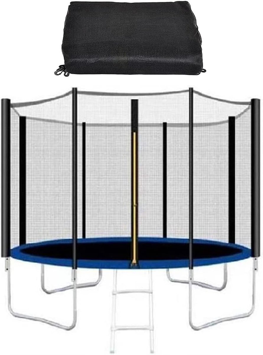 Trampoline veiligheidsnet - Vangnet omheining - Buiten spelen - Universele pasvorm - 10FT diameter - Geel