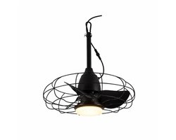 CristalRecord - Plafondventilator Freshfan Ø 50 cm outdoor IP65 zwart
