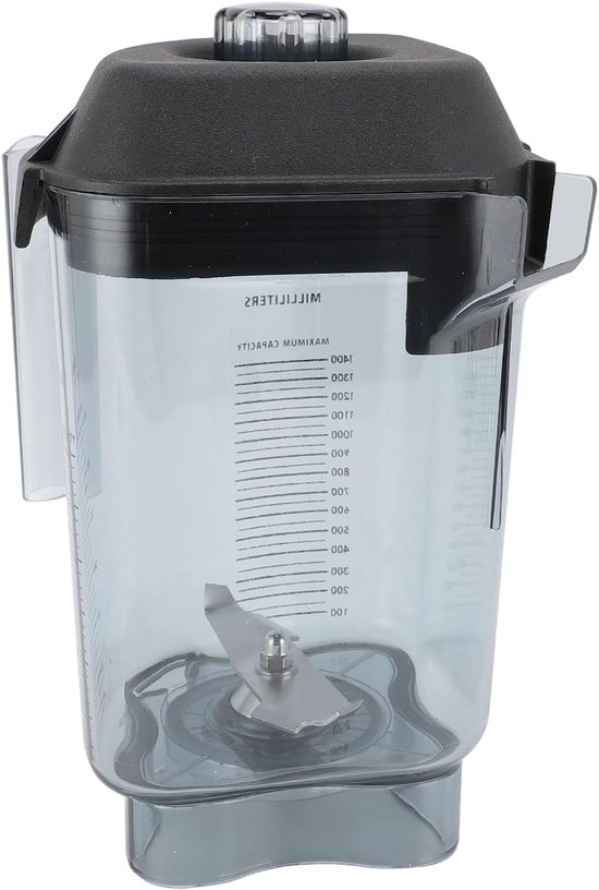 Blenderkan Vervanging - Mengbeker - Keukenbereiding - Driehoekig Ontwerp - 48 Oz Capaciteit - Transparant — afbeelding 5